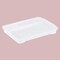 Quarter-Size Sheet Pan Cover 13¾" x 9¾" x 1" Clear Polypropylene Snap On Fit